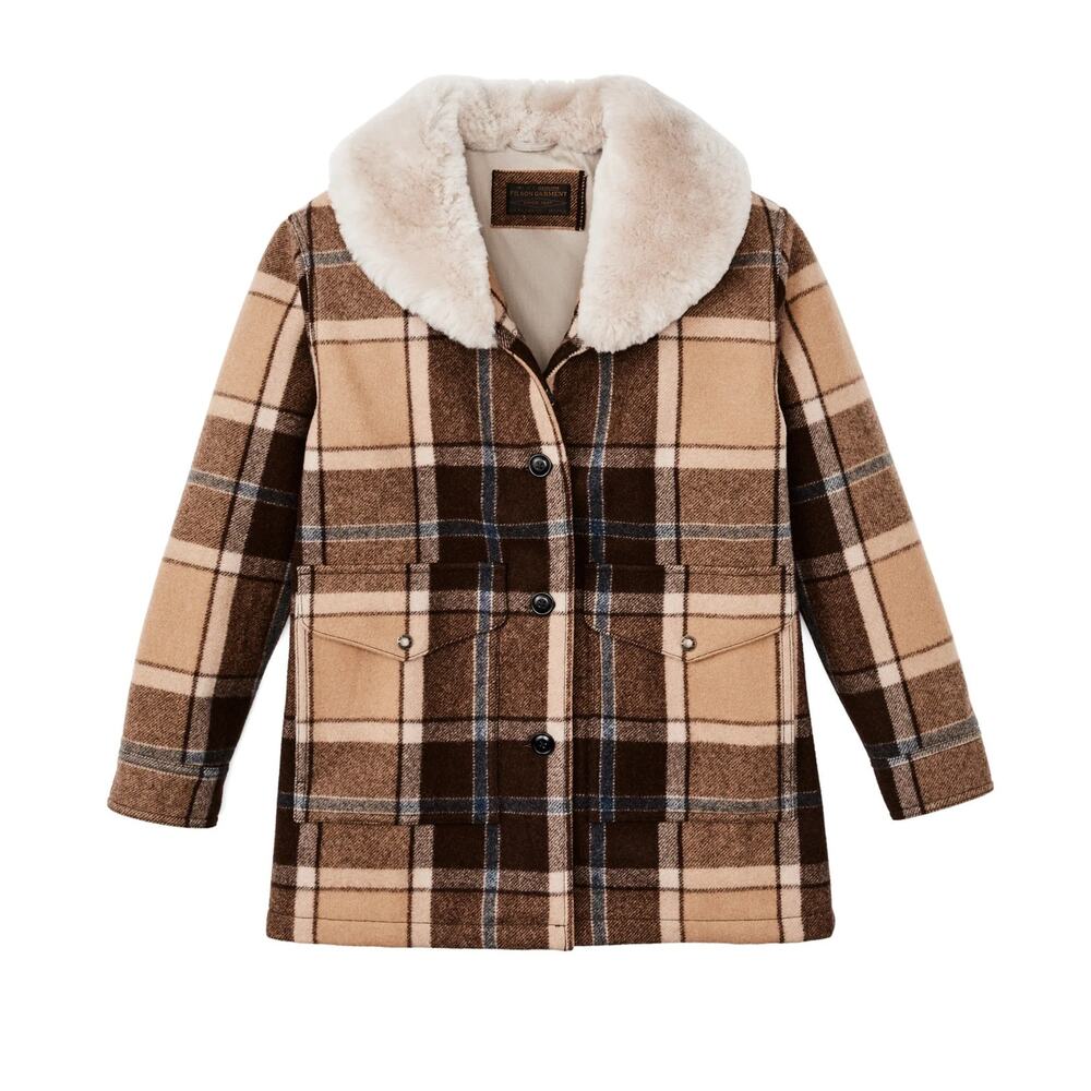 Filson Womens Lined Wool Packer Coat - S